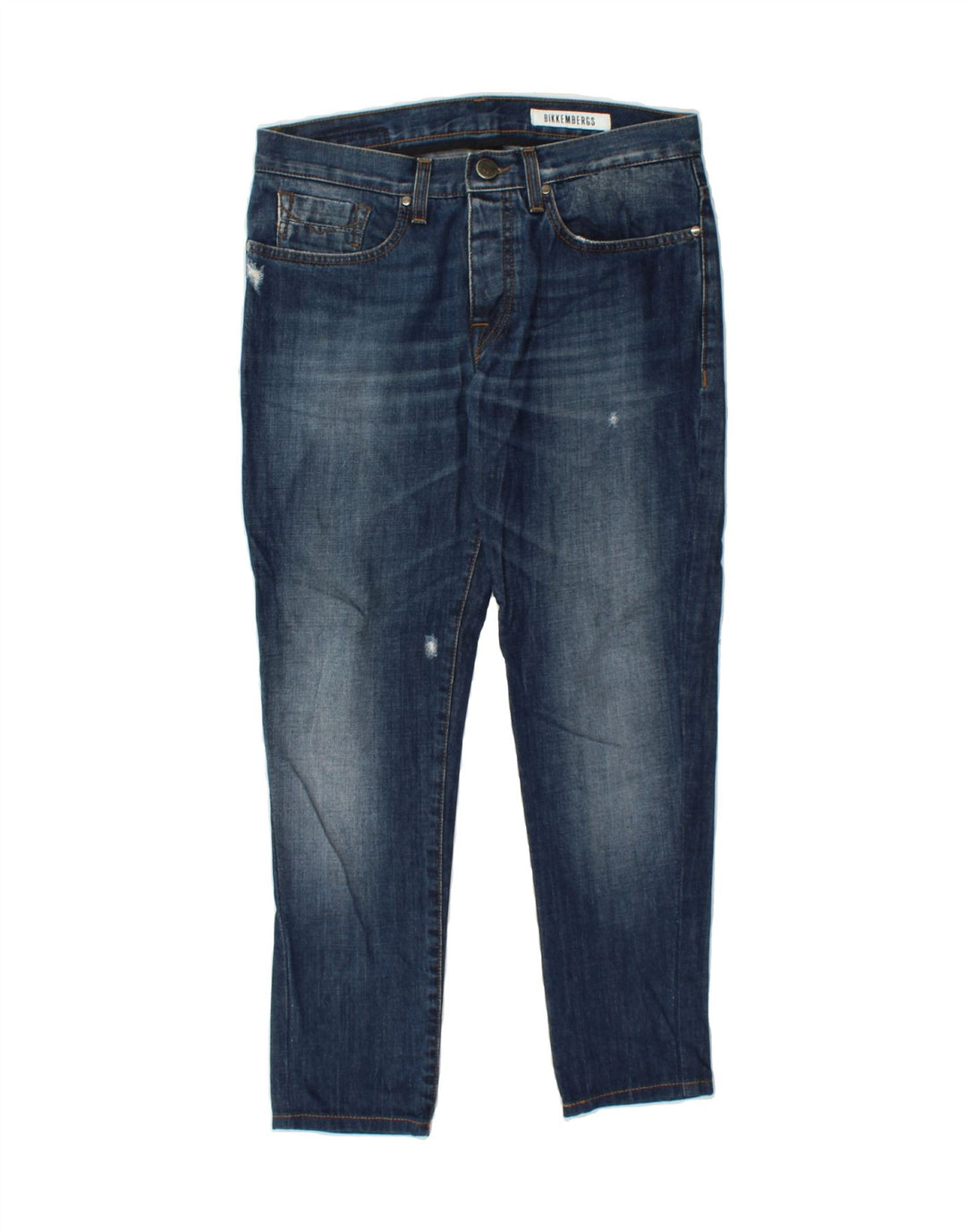 BIKKEMBERGS Womens Slim Jeans W31 L27 Blue Cotton Vintage Bikkembergs and Second-Hand Bikkembergs from Messina Hembry 