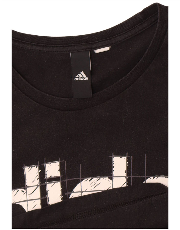 Camiseta Adidas Masculina Graphic Top Grande Preto