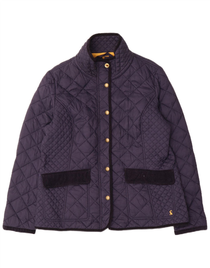 Jaqueta acolchoada feminina Joules UK 18 XL azul marinho poliamida