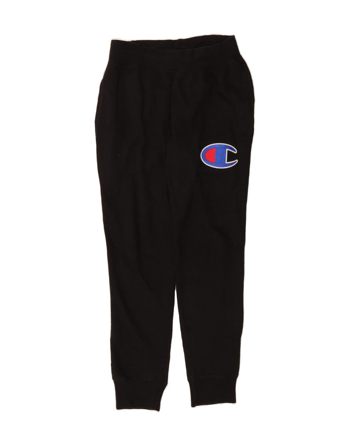 CHAMPION Mens Reverse Weave Tracksuit Trousers Joggers Medium  Black Vintage Champion and Second-Hand Champion from Messina Hembry 
