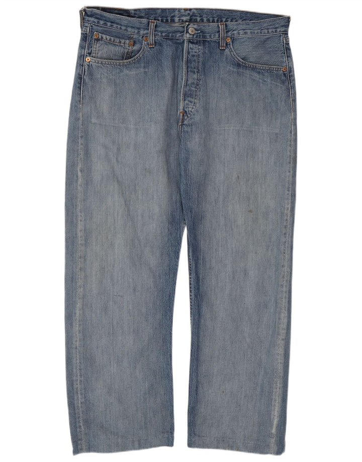 Jeans Levis 501 Straight Masculino W38 L27 Azul