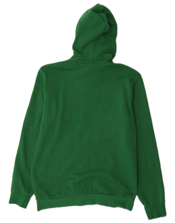 Suéter com capuz e zíper gráfico Champion Boys 13-14 anos XL algodão verde