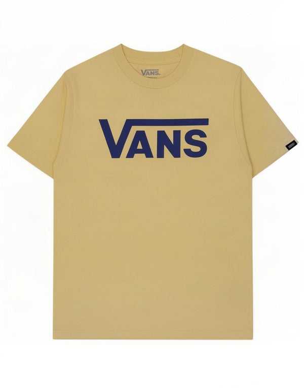 Camiseta Vans Boys Classic Fit Graphic Top 8-9 Anos Pequeno Algodão Amarelo