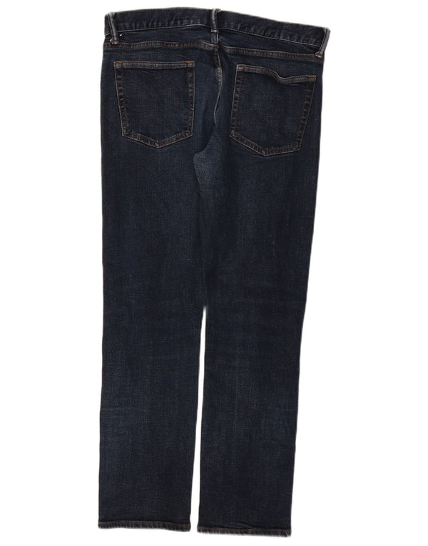 Gap Mens Slim Jeans W32 L27 Azul Marinho Algodão