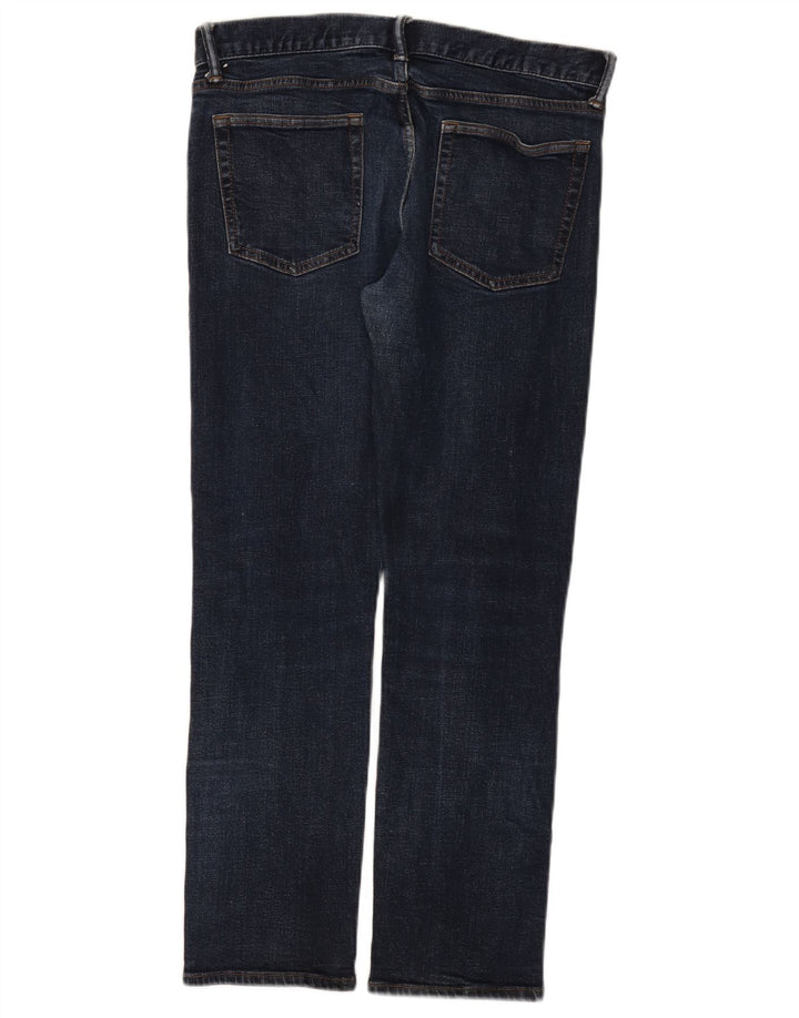 Gap Mens Slim Jeans W32 L27 Azul Marinho Algodão
