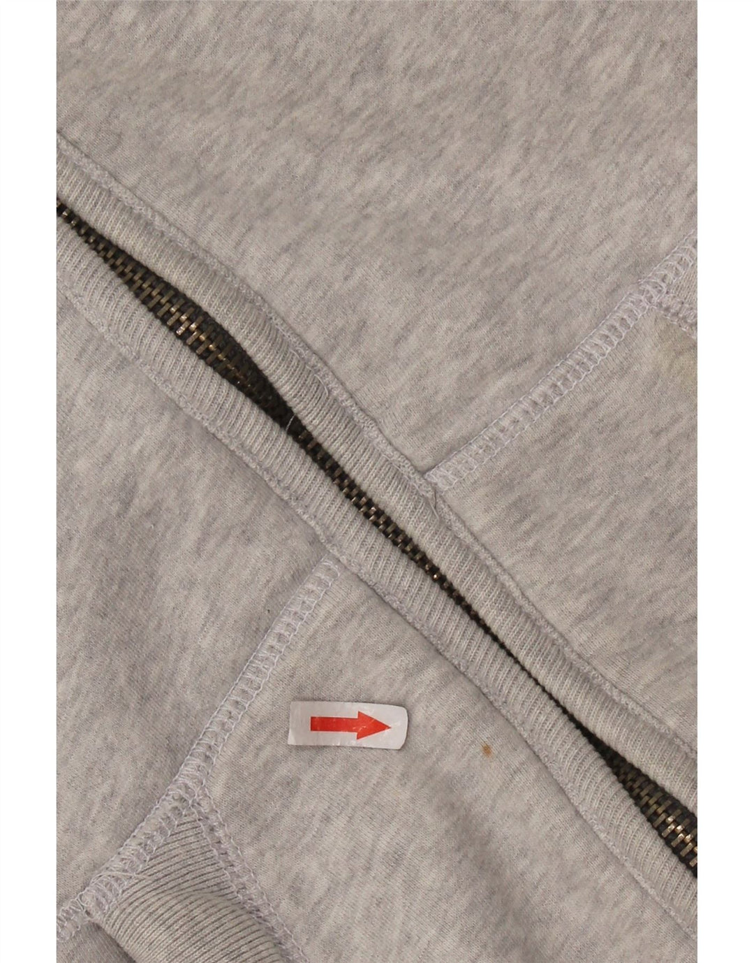 Suéter masculino SUPERDRY com capuz e zíper gráfico pequeno algodão cinza
