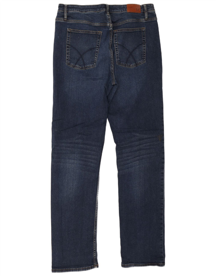 Crew Clothing Mens Jeans retos W36 L33 algodão azul