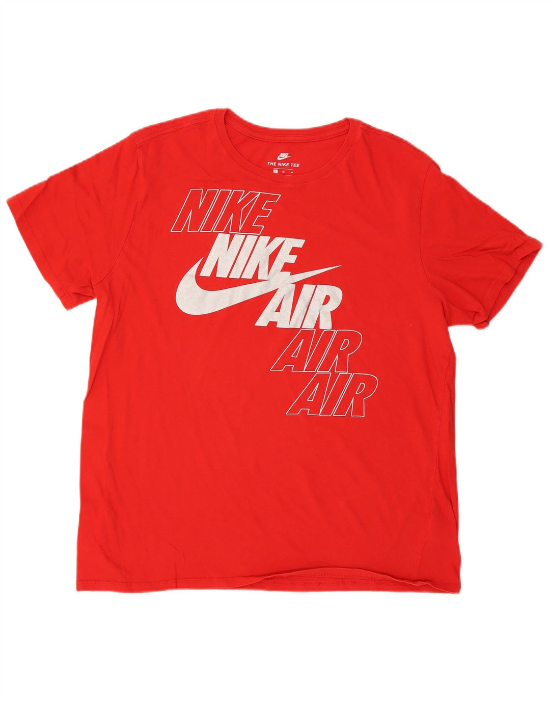 Camiseta Nike masculina gráfica Top XL algodão vermelho