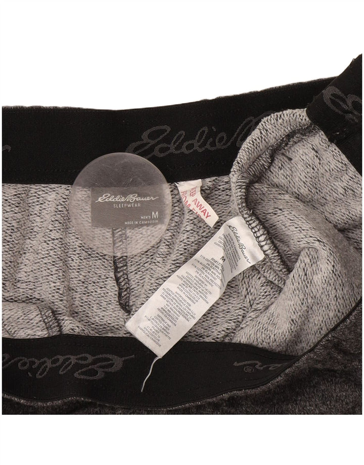 Calça de treino masculina Eddie Bauer algodão cinza médio