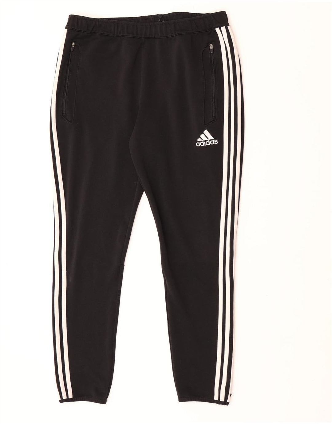 ADIDAS Mens Climacool Calças de treino Joggers grandes pretos Colourblock