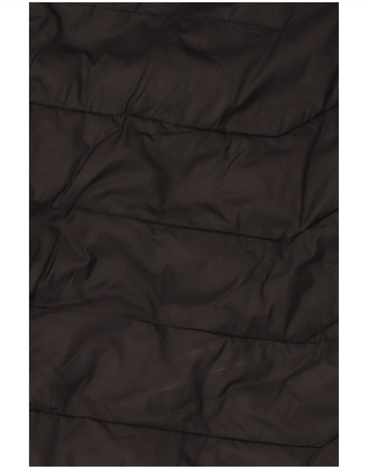 Jaqueta masculina acolchoada com capuz ZARA UK 36 pequena preta