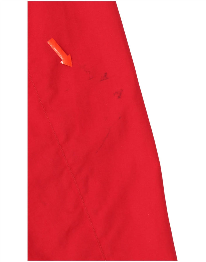 Tommy Hilfiger Mens Bomber Jacket UK 36 Pequeno Vermelho Nylon