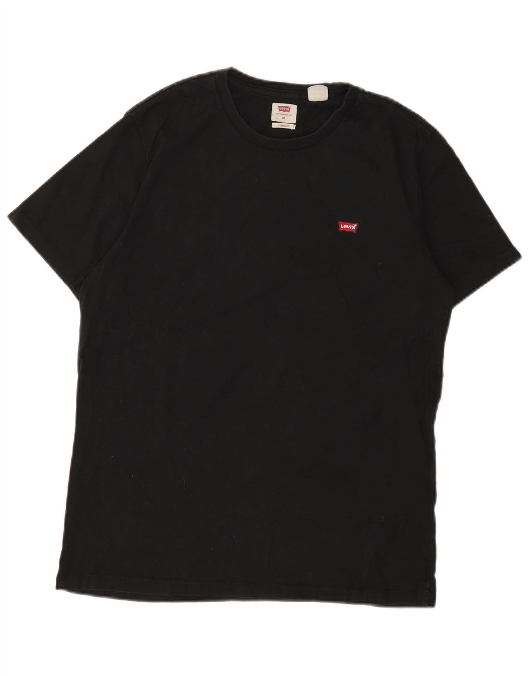 Camiseta masculina LEVI'S Standard Fit Top médio algodão preto