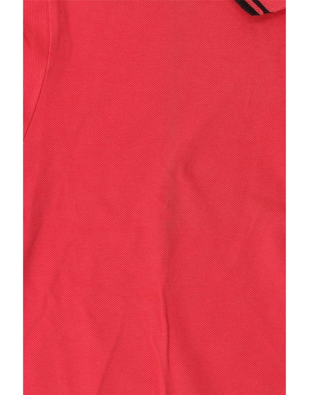 Camisa polo masculina leve e elástica Fred Perry de algodão rosa médio