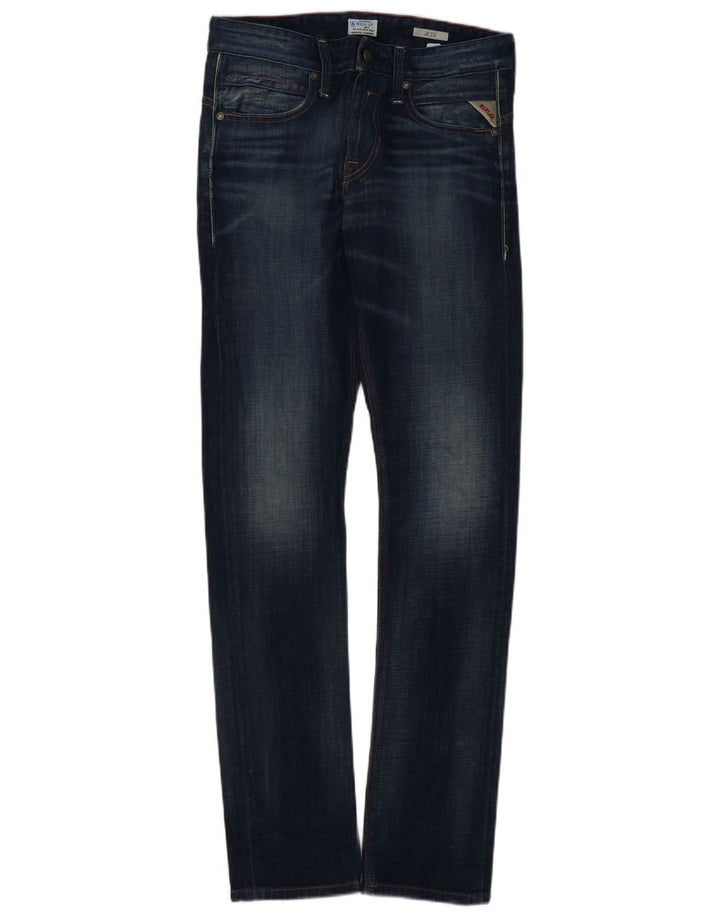 REPLAY Jeans feminino Jeto Slim W29 L34 algodão azul