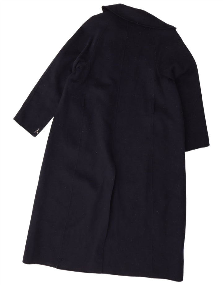 Sobretudo feminino Massimo Dutti aberto grande Reino Unido 10 pequeno azul marinho