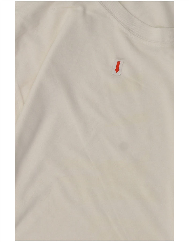 LEVI'S Top masculino de manga comprida grande algodão branco