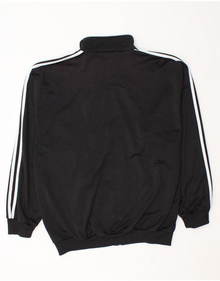 Adidas Mens Tracksuit Top Jacket UK 40/42 Médio Preto