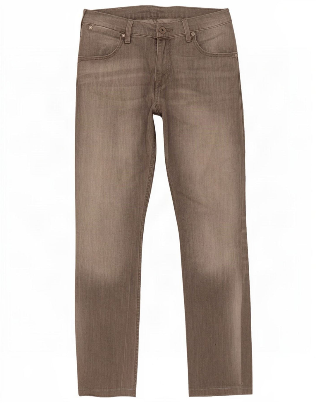 Jeans retos masculinos Levi's W29 L32 algodão cinza