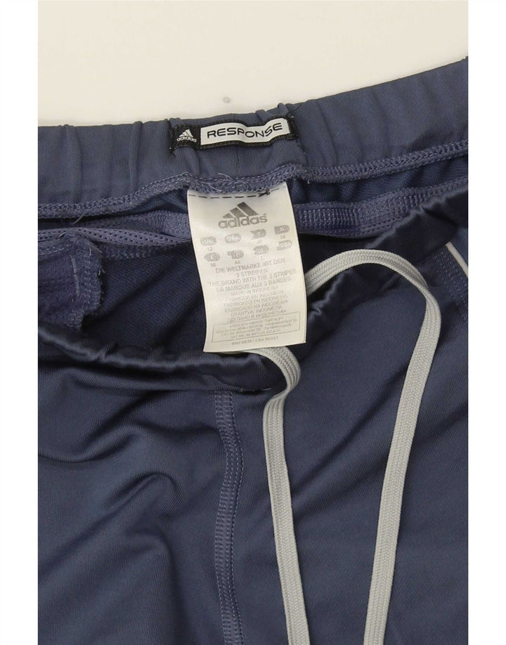 Leggings Adidas Response Capri UK 12 Médio Azul Marinho Poliéster
