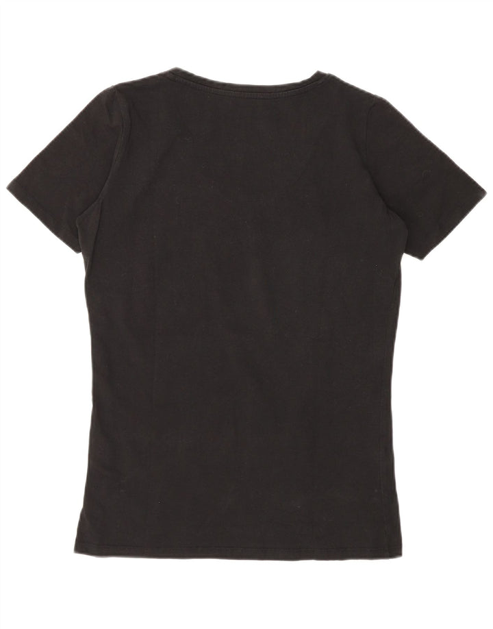 Camiseta feminina Guess com estampa gráfica UK 12 médio preto
