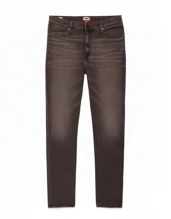 Jeans skinny masculino Tommy Hilfiger W36 L32 algodão cinza