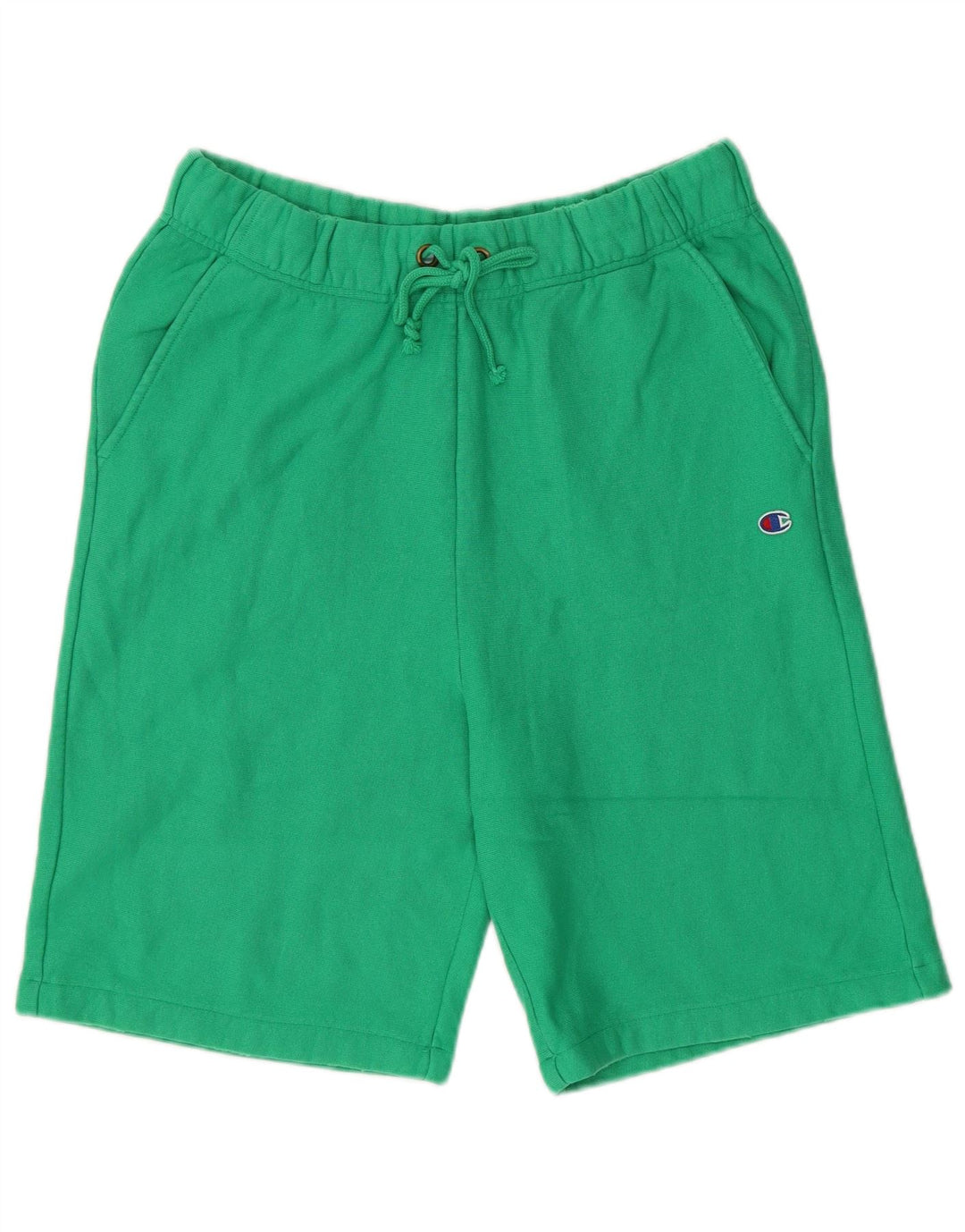 Shorts esportivos masculinos Champion algodão verde médio