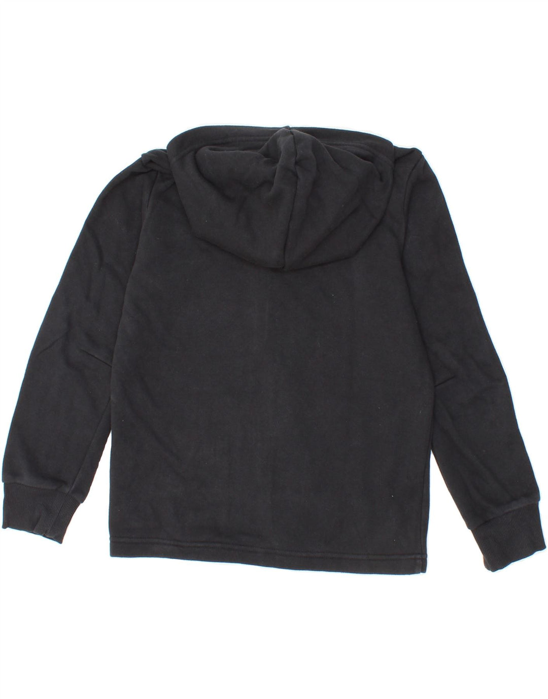 ADIDAS Boys Zip Hoodie Sweater 9-10 Years Black Cotton Vintage Adidas and Second-Hand Adidas from Messina Hembry 