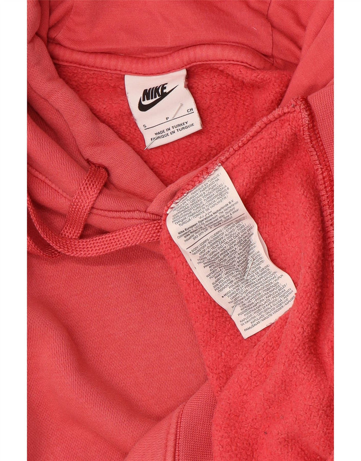 Nike Mens Hoodie Jumper Pequeno Algodão Vermelho
