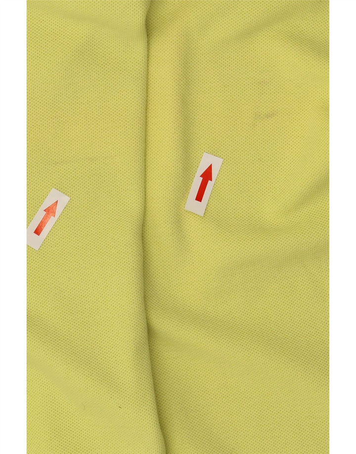 Camisa polo masculina Fila grande algodão amarelo
