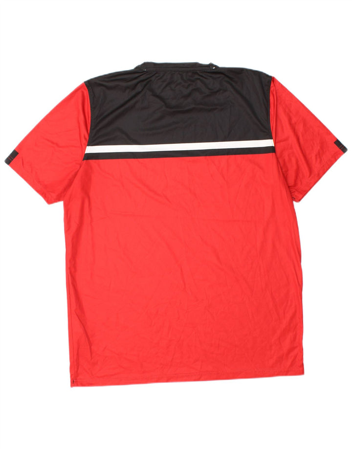 Camiseta gráfica masculina UNDER ARMOUR grande poliéster colorblock vermelho grande