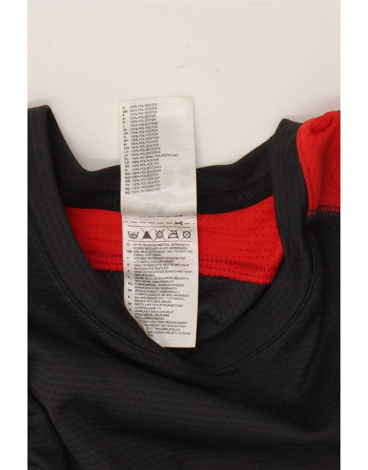 Adidas Mens Top Manga Longa XL Cinza Colourblock Poliéster