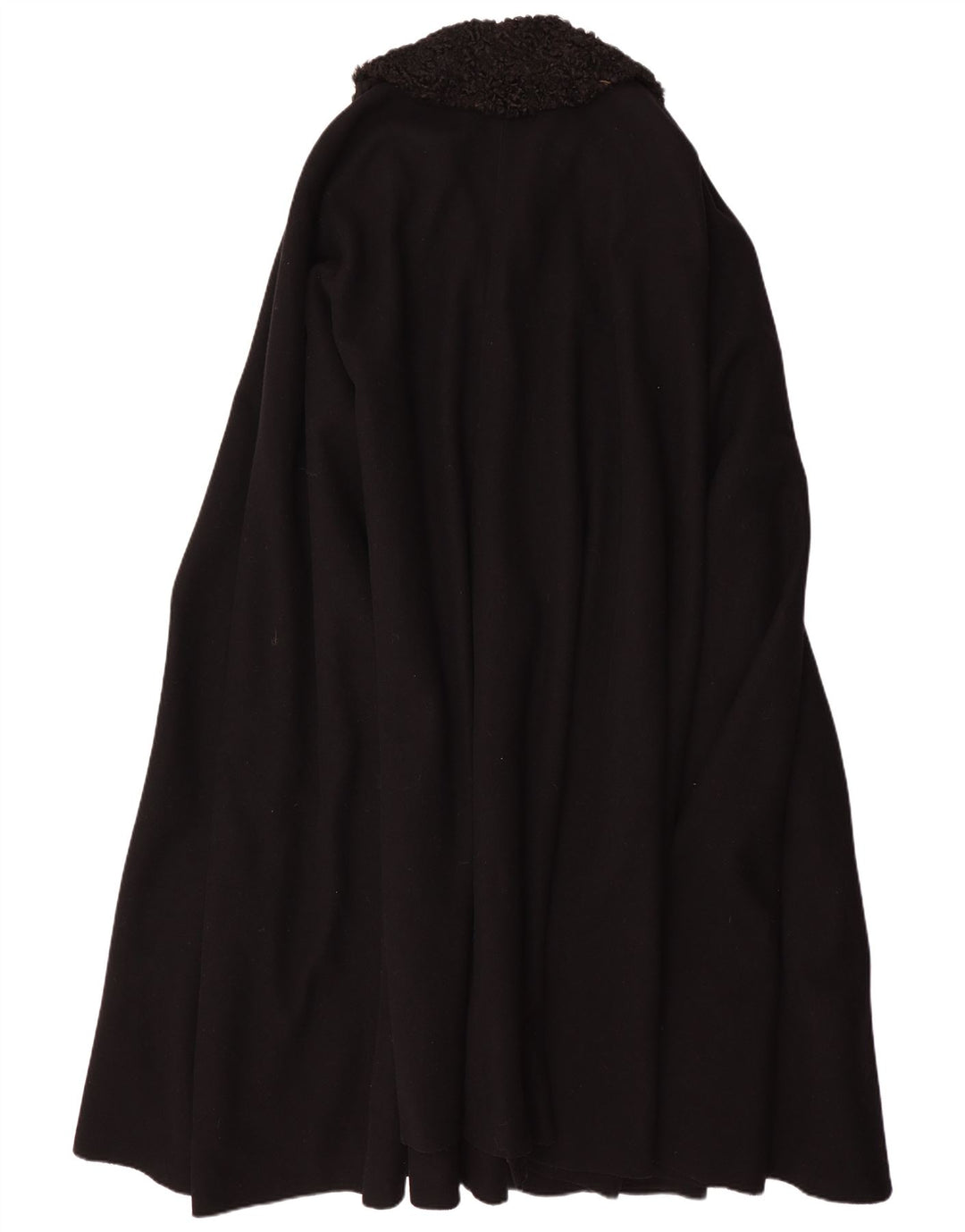 Casaco Poncho Vintage Feminino Tamanho Único Preto