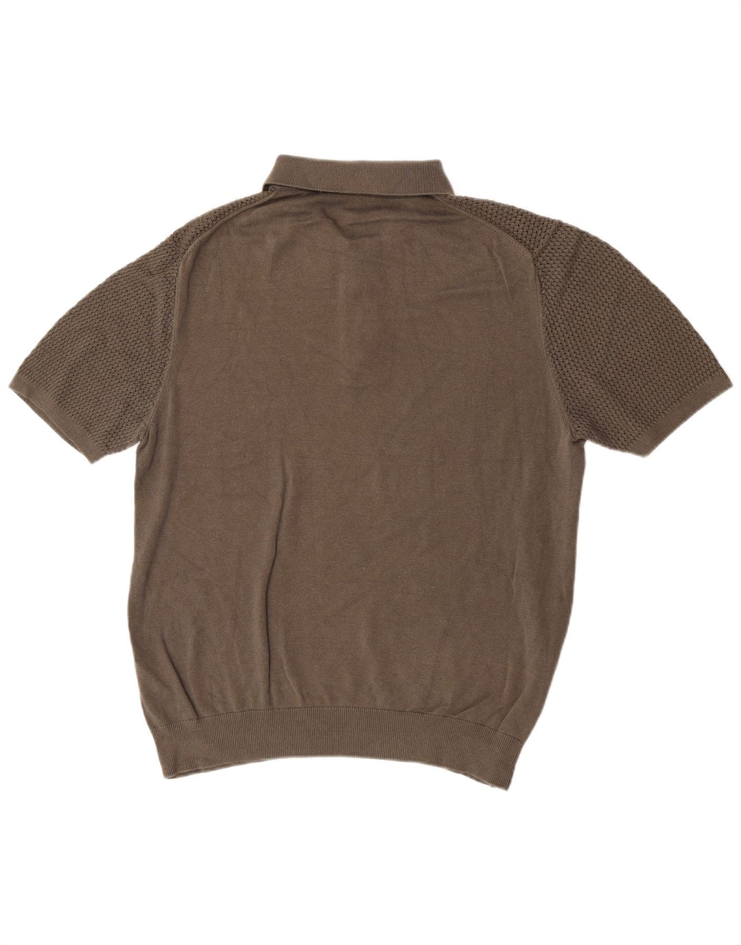 Camisa polo masculina Reiss XL algodão marrom