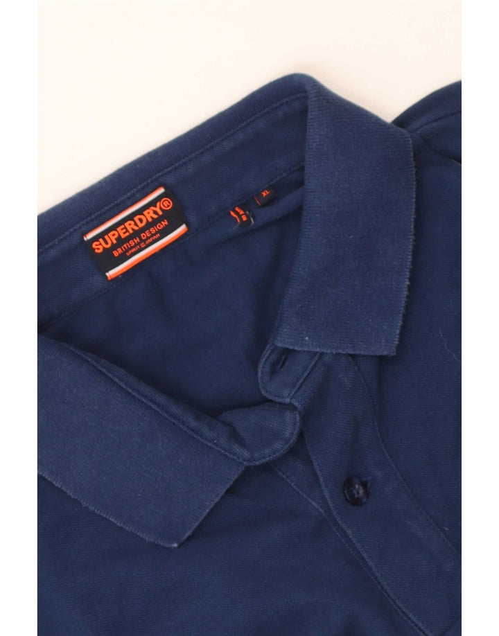 Camisa polo masculina Superdry XL azul marinho