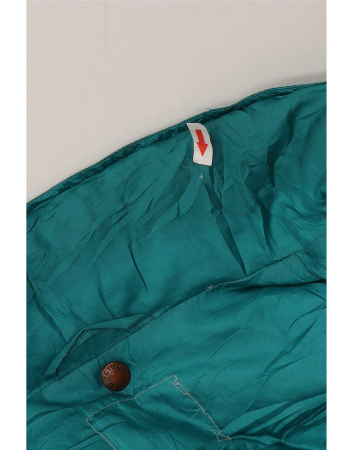 Jaqueta acolchoada masculina vintage UK 42 XL azul