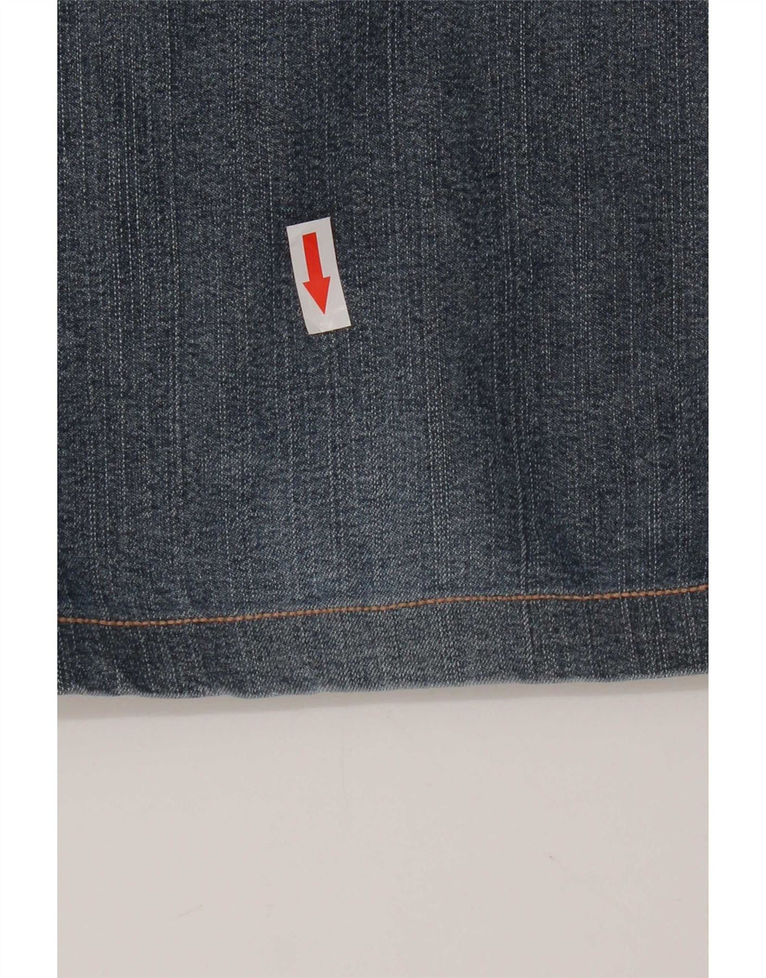 Trussardi Mens Straight Jeans W34 L32 Azul Algodão