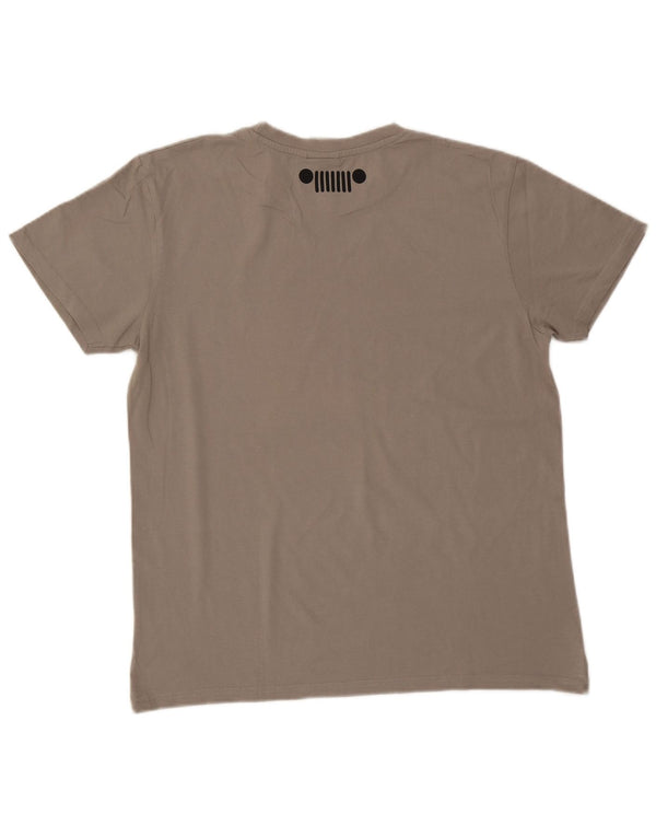 Camiseta gráfica masculina Jeep Top XL cinza