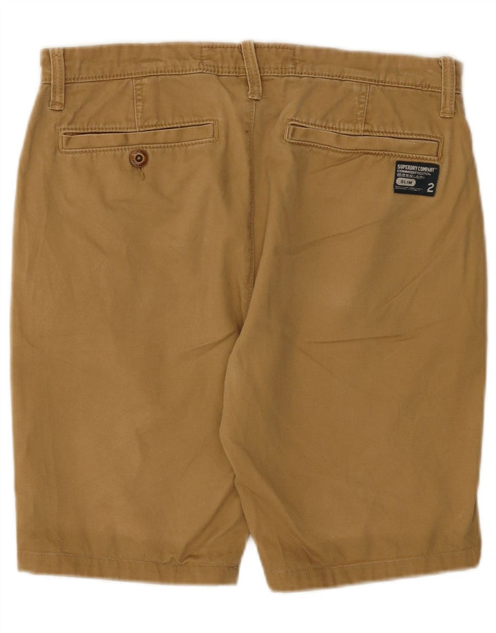 Superdry Mens Chino Shorts Médio W32 Algodão Bege