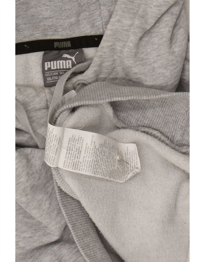 Puma Mens Hoodie Jumper 2XL Algodão Cinza