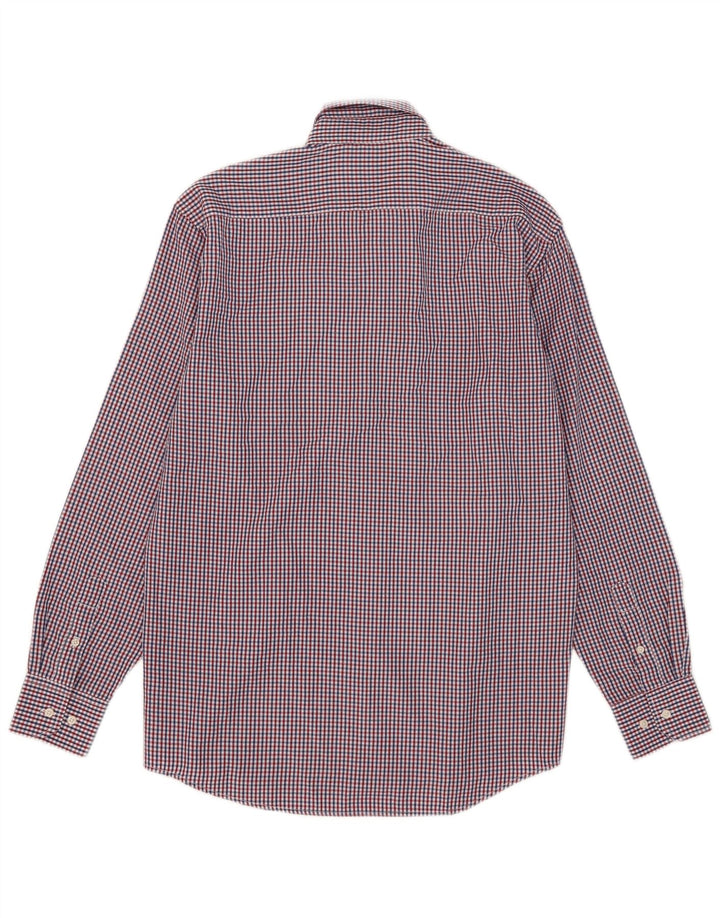 Camisa masculina Coveri tamanho 41/42 grande poliéster guingão multicolorido