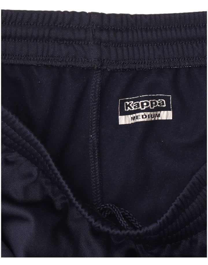Calça de treino Kappa masculina Capri médio azul marinho poliéster