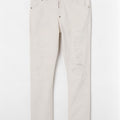 Calça jeans slim masculina Dsquared2 desgastada W36 L28 algodão branco