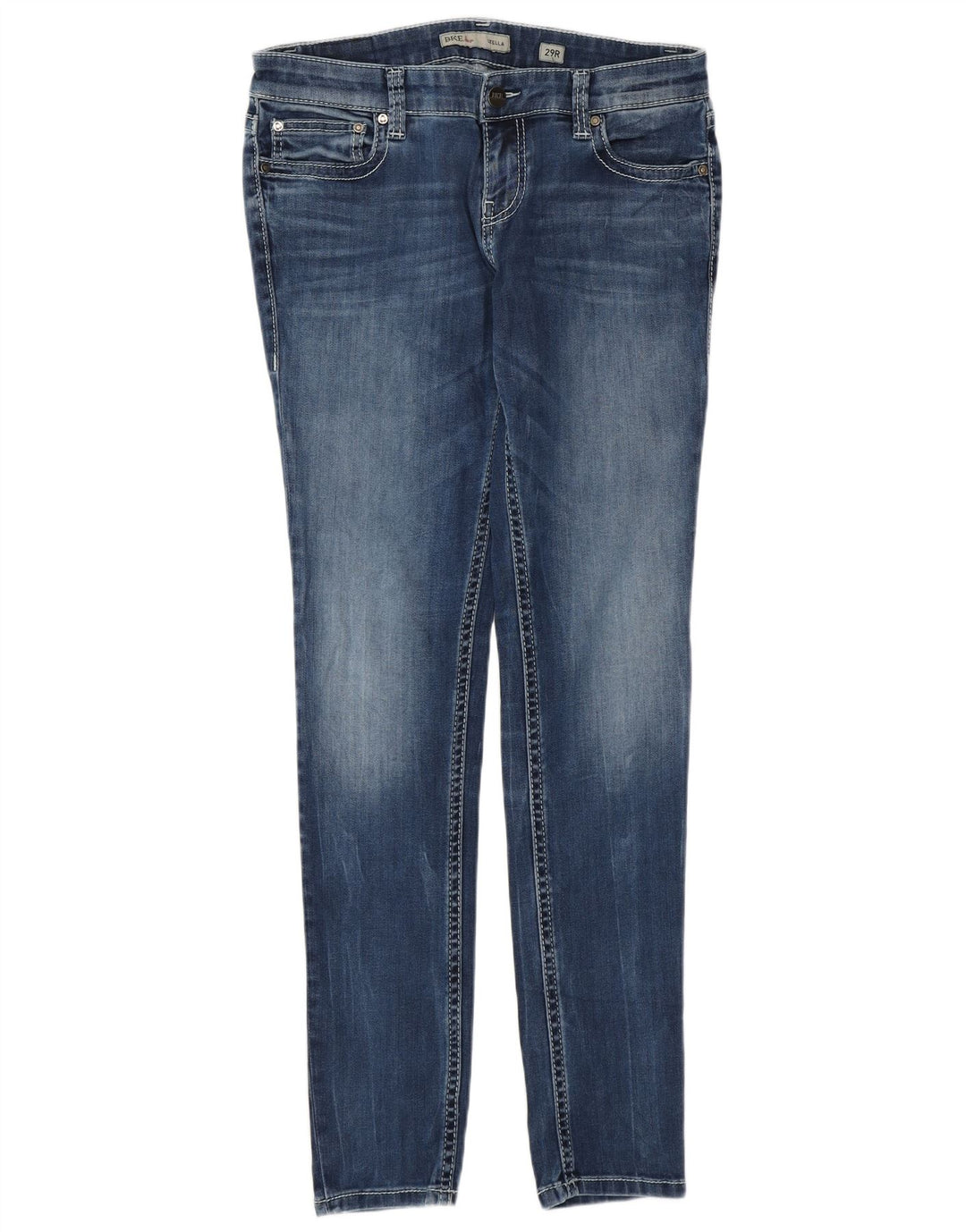BKE Womens Stella Jeans Skinny W29 L31 Azul Algodão