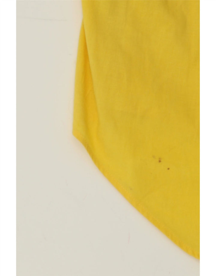 NASHVILLE Mens Shirt Medium Yellow Cotton Vintage Nashville and Second-Hand Nashville from Messina Hembry 