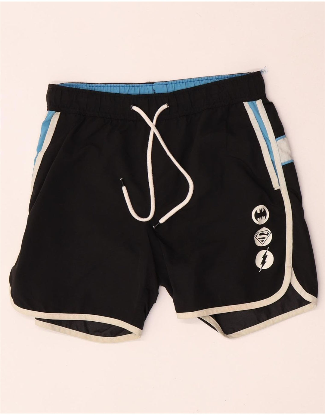 Shorts de natação DC Boys Graphic 13-14 anos preto colorblock poliamida