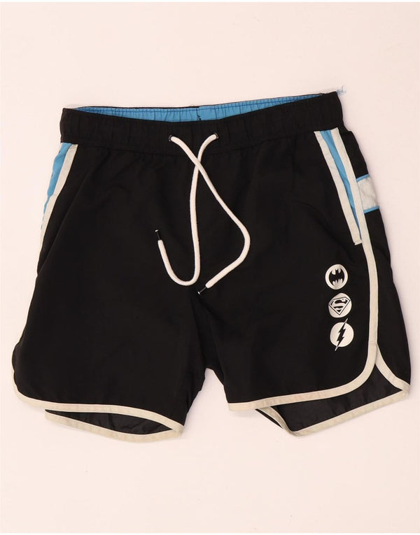 Shorts de natação DC Boys Graphic 13-14 anos preto colorblock poliamida