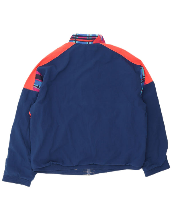 AUSTRALIAN L'ALPINA Jaqueta masculina de agasalho IT 52 grande bloco colorido azul