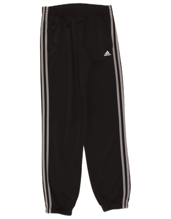 Adidas meninos calças de treino joggers 13-14 anos preto poliéster