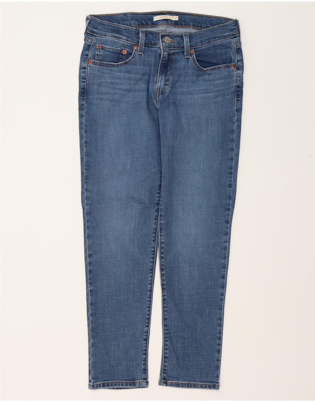 Calça jeans feminina Boyfriend Slim LEVI'S W27 L27 algodão azul